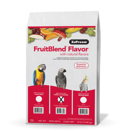 ZuPreem FruitBlend Flavor 35lb Bag - PARROTS AND CONURES