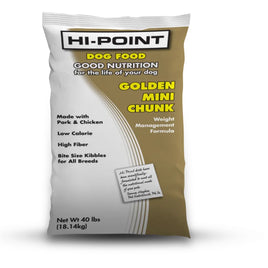 Hi-Point Dog Food Golden Mini Chunk Weight Management Formula 40lb